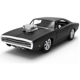 Resim Mey İthalat 1:16 1970 Dodge Charger R/t Sesli Ve Işıklı Uzaktan Kumandalı Araba Siyah 