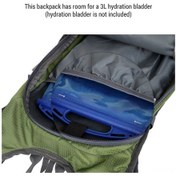 Resim Xindoker 20l Poliester Outdoor Sırt Çantası - Yürüyüş, Bisiklet, Kayak İçin Su Torbası Ve Çok Amaçlı Taşıma - Koyu Gri Çok Renkli 