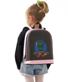 Resim Reyo PixelBag Mini Led Çocuk Çantası Pembe 