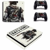 Resim Days Gone Playstation 4 Slim Kasa Sticker Kaplama 