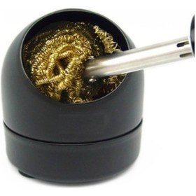 Resim Lehim Temizleme Teli Havya Ucu Temizleme Teli Metal Standlı 