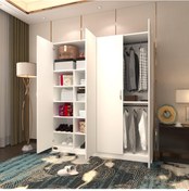 Resim Kenzlife gardırop 4 kapılı kaktüs 180*160*52 byz XLARGE kapaklı g 