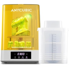 Resim Anycubic M7 Pro 14K Reçineli 3D Yazıcı Wash & Cure 3 Plus Yıkama ve Kürleme Seti 2 KG Reçine Hediyeli 