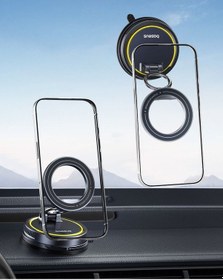 Resim Baseus Vc2 Flex Manyetit Vakumlu Araç Telefon Tutucu 