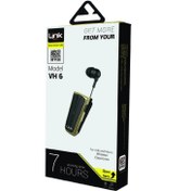 Resim LINKTECH MAKARALI BLUETOOTH KULAKLIK VH6 SİYAH 