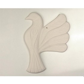 Resim Kuş Seramik Bisküvi Boyanabilir Obje (Ham Ürün) 