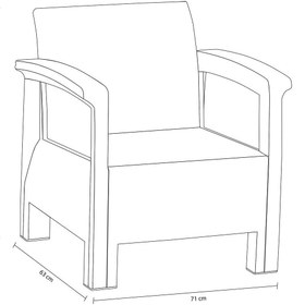 Resim RETRO ART Amazon Oturma Grubu Hk-965 