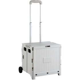 Resim valkyrie Katlanabilir İki Tekerlekli Alışveriş ve Depolama Çantası – Kapaklı Teleskopik Çekme Kolu K 