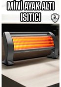 Resim Ayak Altı Elektrikli Soba Isıtıcı Masa Altı Emniyetli 