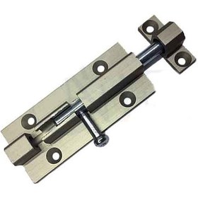 Resim Büro Ev Bebek Güvenliği İçin 20adet 7cm Mat Silver Kapı Pencere Sürgü Seti Gri 