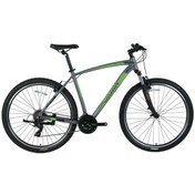 Resim Bisan Mtx 7100 Erkek Dağ Bisikleti 39.5cm V 26 Jant 21 Vites Gri Yeşil 