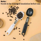 Resim Kesin Ölçüm Dijital Mutfak Terazisi Kaşığı - LCD Ekran, 0.1g-500g Hassasiyet, Düğme Pil ile Çalışan, Pişirme, Fırınlama ve Porsiyon Kontrolü için İdeal 
