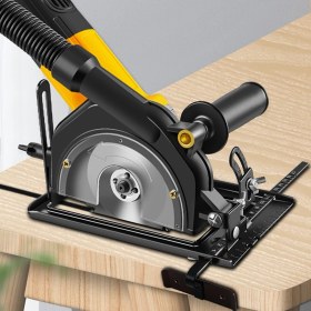 Resim Forge Jungle 45°ayarlanabilir Kesme Derinliği Konumlandırma Braketi Açılı Taşlama Güçlendirme Kesme Makinesi Planya Tabanı 100-125MM Için (Yurt Dışından) 