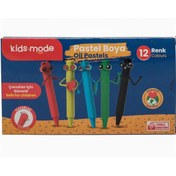 Resim Kidsmode Yağlı Pastel Boya Yuvarlak 12 Renk 