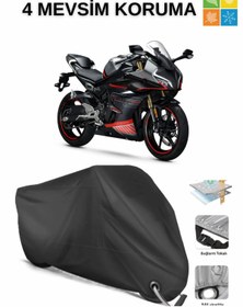 Resim AutoEN CoverNow CFMOTO 450SR DAYANIKLI KİLİT UYUMLU SU GEÇİRMEZ MOTOSİKLET BRANDASI-SİYAH 