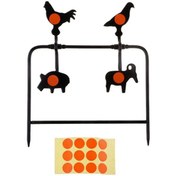 Resim Suntek Metal Hedef Hayvanlar Döndürücü Hedef Standı Kendini 