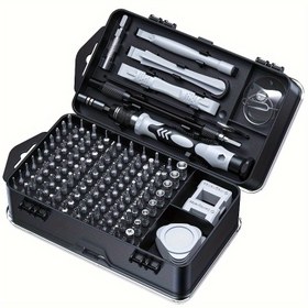 Resim 1 Set Hassas Tornavida Seti, Manyetik Tamir Aracı Kiti, Kaymaz Taşınabilir Aracı Seti, Ergonomik Sap, Telefonlar, Dizüstü Bilgisayarlar, Saatler, Elektronik, Krom Vanadyum Çelik, Gümüş Gri, Şok Geçirmez, Hex, Pentagon, Çapraz Başlıklar Dahil 