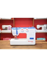 Resim Moonstar Ev Tipi Düz Dikiş Makinesi 36 Desenli 990p Mavi 