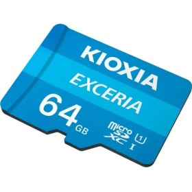 Resim Kioxia Kıoxıa 64GB Exceria, LMEX1L064GG2, Uhs-1, CL10, 100MB/S, Microsd Kart Bellek (Sd Adaptörlü) 
