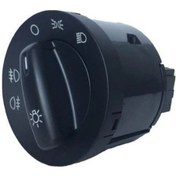 Resim Far Acma Kapama Anahtarı Golf 5 Passat Caddy T5 Çift Sıslı Pın 10 