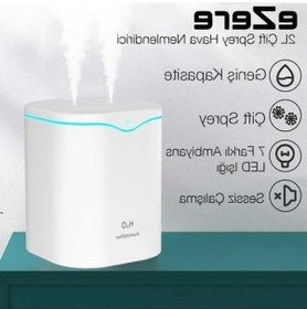 Resim Ulzyvf Createtech Spreyli Nemlendirici Hava Ezere Çift 2l Rb - Süper Etkili Oda Nemlendirme Sistemi 