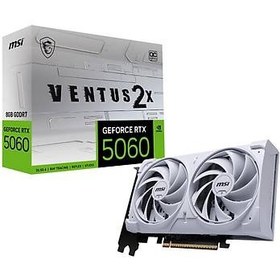Resim MSI RTX 5060 8G Ventus 2X OC White G5060-8V2CW 128Bit GDDR7 8GB Ekran Kartı 