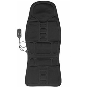 Resim 7 Masaj Başlıkları 8 Mod Araba / Ev Çok Fonksiyonlu Tüm Vücut Servikal Masaj Koltuk Minderi, Fiş Tipi: Ab Fiş Siyah 