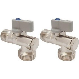 Resim ECA Çamaşır / Bulaşık Makine Musluğu 602111059 2 Adet Krom 