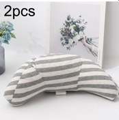 Resim Sones 2 Adet Çocuk Boyun Kafalık Rahat Omuz Kapak Araba Boyun Koruma Yastık Gri Şerit 