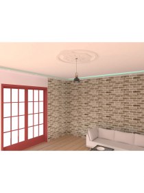 Resim Motifpiyer Motifpiyer Lamba Tavan Göbeği Dc-74-C- 95X86-Sekizgen 
