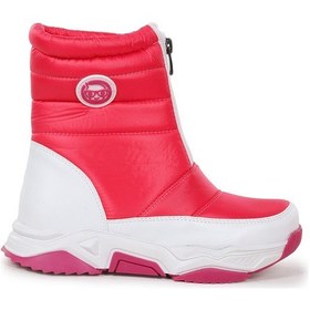 Resim Kiko Kids Sumo Fermuarlı Kız Çocuk Kar Botu Fuşya - Pembe Fuşya - Pembe 