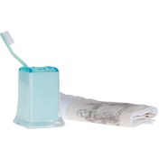 Resim Genel Markalar Diş Fırçalık Buz Mavisi Akrilik 6x6x11cm 