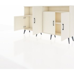 Resim Arges Konsol 5 Raflı 4 Kapaklı 176x30x99 Aytaşı-aytaşı Aytası - Aytası 