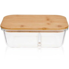 Resim Perotti Locky Bamboo Bölmeli Saklama Kabı - 1000 ml 