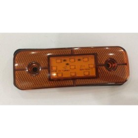 Resim Genel Markalar OVAL SIDE MARKER 9 LEDLI BRAKETLI 