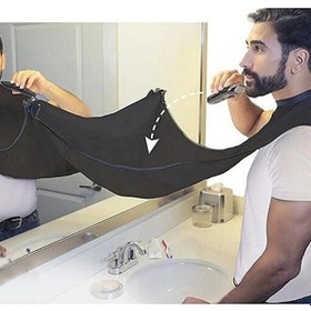 Resim Kağıt Kartı Stili İle Mavi 120 78 Cm Sakal Ve Bıyık Tıraş Önlüğü 