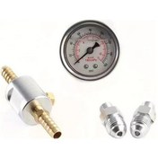 Resim Motion003 0-160psı Evrensel 1/8 Npt Gümüş Renkli Yakıt Sıvı Basınç Göstergesi Kombinasyon Seti No 4 Gümüş Renkli Saat Aksesuarlar 