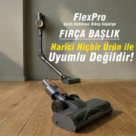 Resim Heifer Flexpro Şarjlı Kablosuz Dikey Süpürge - Fırçalı Başlık 