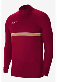 Resim Nike Df Acd21 Dril Top Erkek Eşofman Üst CW6110-677-BORDO Bordo 