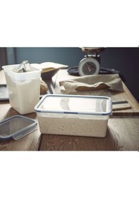 Resim 52 Litre Kapaklı Saklama Kabııkea Meridyendukkan Plastik-Kapakl Çok Renkli 