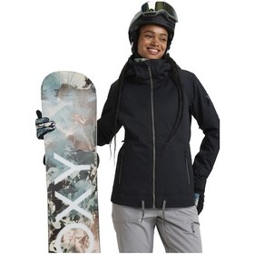 Resim Roxy Roxy Meade Jk Kadın Snowboard Ceketi 19006 Siyah 