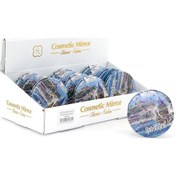 Resim Taşlı İstanbul Tasarımı El Aynası İnce Alk2475a Renkli 