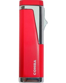 Resim Cohiba 3 Torch Pürmüz Delicili Kırmızı Metal Puro Çakmağı 