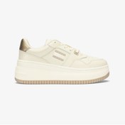 Resim Tommy Hilfiger Tommy Jeans Retro Basket Flatform Kadın Bej Sneaker 