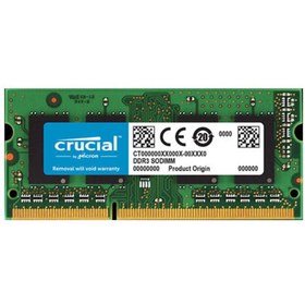 Resim Crucial 8GB DDR3L 1600Mhz CL11 Notebook Ram CT102464BF160B (1.35V) 