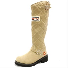 Resim Harley Davidson Laconia/Hı/646 Kadın Bej Süet Çizme (025G0074-C32) 
