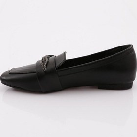 Resim Dgn 5002 Kadin Silver Taş Aksesuarli Babet 5002-1423-R1534 Siyah 