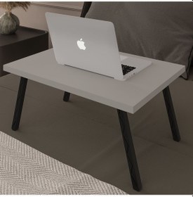 Resim Katlanır Laptop Çalışma Masası-laptopmasa01-kül Gri Kül Gri 