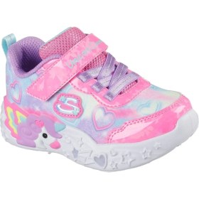 Resim Skechers Unıcorn Charmer Lıl Heart Sparkles Işıklı Bebek Spor Ayakkabı 303064N 