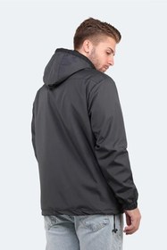Resim Slazenger OFANS Yağmurluk Rüzgarlık Erkek Mont Koyu Gri 